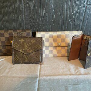 Authentic Louis Vuitton (Rehab / Project) Bundle of Wallets